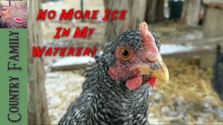 PVC Heated Chicken Waterer [upl. by Ardiedak]