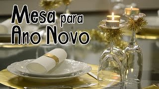 Decoração de mesa para Ano Novo [upl. by Sallad]