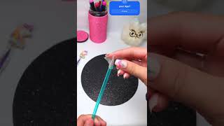 Diy nano tape balloon bubble ❤️ art painting on wood diy nanotapecraft [upl. by Akeimat382]