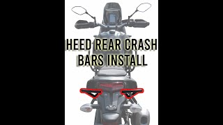 Yamaha Ténéré 700  Heed Rear Crash Bars Install [upl. by Alsi]