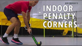 Penalty corner indoor hockey  Hertzberger TV [upl. by Merill]