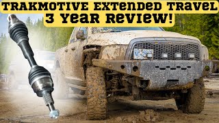 TRAKMOTIVE HD Extended Travel Extreme Articulation CV Axle Review  Are they worth it [upl. by Epstein]