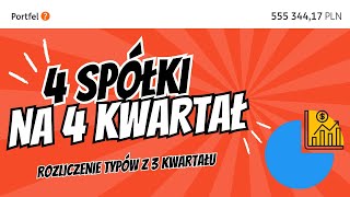 Odc 42 Moje 4 propozycje spółek z GPW na 4 kwartał 2024 Podsumowanie i rozliczenie zakupów za Q3 [upl. by Ronica160]