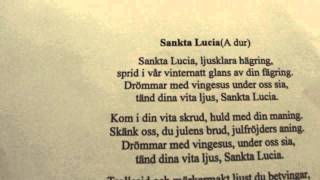 Sankta Lucia melodi [upl. by Amlas408]