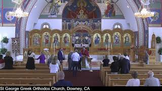 St Demetrios Orthros amp Divine Liturgy  Saturday October 26 2024 [upl. by Lacee40]