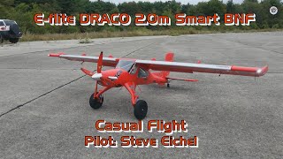 Eflite DRACO 20m Smart BNF  Casual Flight [upl. by Nilram]