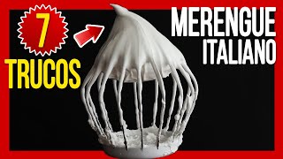 😋 Cómo Hacer MERENGUE ITALIANO ► 7 TRUCOS para NO FRACASAR [upl. by Katzir]