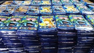 Opening 1000 Evolutions Pokemon Packs [upl. by Ainitsirhc]