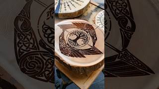 From Cedar to Art Transforming Wood with LaserEngraved Tree of Life Ravens [upl. by Aztin]