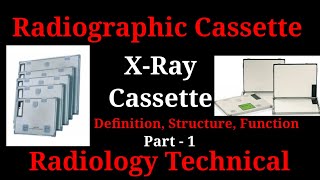 Radiographic Cassette  Xray cassette  Definition Structure Function By BL Kumawat [upl. by Arolf]