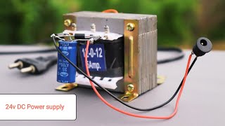 Make 24v DC Power supply Using 12012 5A Transformer [upl. by Lledraw]