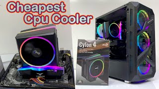 AeroCool Cylon4 Cheapest Cpu Cooler installation [upl. by Saxela]