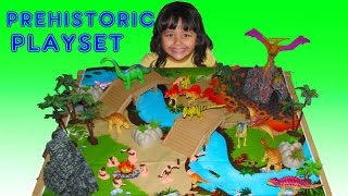 Dinosaur Prehistoric Playset 100 Pieces Surprise Toy For 3 Year Old [upl. by Augusta]