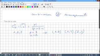 Combinaison ou Arrangement en probabilité [upl. by Siron761]