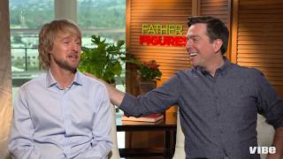 Ed Helms and Owen Wilson Talk Father Figures And OneNight Stands [upl. by Ydak537]