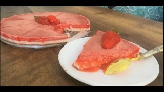 RIMS COOK  Gâteau aux fraises et aux yaourts façon bavarois [upl. by Matthew321]