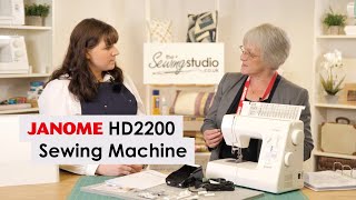 Janome HD 2200 Sewing Machine Overview [upl. by Deragon285]