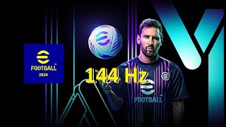 eFootball™ 2024 version 3000 FPS limit unlock limitless 360Hz 240Hz 200Hz 144Hz vs [upl. by Trelu]