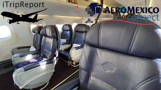 Aeromexico Connect E190 Clase Premier Review [upl. by Bernadene137]