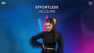 Jacqline  Effortless Lyrics Video [upl. by Matthew]