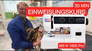 WERTARBEIT Nähmaschine W6 N 1800 Pro Einfach Genial Alle Funktionen Kein Schnickschnack Stylisch [upl. by Inimak158]