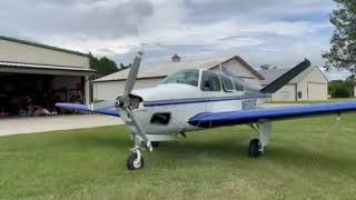 Beechcraft Bonanza first start with new io550 engine and firewall forward [upl. by Kerk]