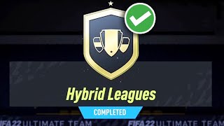 FIFA 22 HYBRID LEAGUES SBC CHEAPEST METHOD FIFA 22 ULTIMATE TEAM [upl. by Tamanaha]