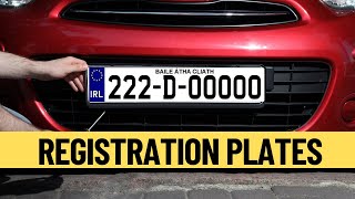 Irish Car Registration Plates  Stylish Road Legal Reg Plates [upl. by Airrat]