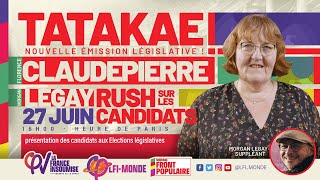 Florence Claudepierre  Nos candidats NouveauFrontPopulaire [upl. by Nats]