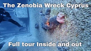 Full tour of the Zenobia wreck  unedited with Marine Divers Paphos [upl. by Osei618]