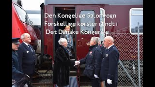 Den Kongelige Salonvogn  Forskellige kørsler rundt i Det Danske Kongerige 👑👑 [upl. by Knighton]