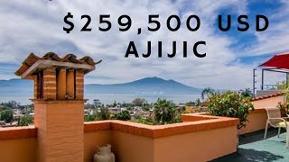 BEAUTIFUL HOME IN AJIJIC FOR SALE 259500 USD on LAKE CHAPALA MEXICO [upl. by Ris]