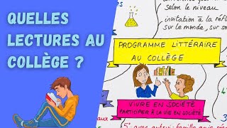 Quelles LECTURES au COLLÈGE  ENJEUX LITTÉRAIRES de la 6e à la 3e  LE PROGRAMME [upl. by Elna]