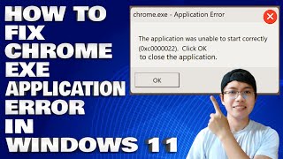 How To Fix Chromeexe Application Error in Windows 11 [upl. by Trella]