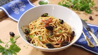 Spaghetti alla Puttanesca Recipe [upl. by Amitarp666]