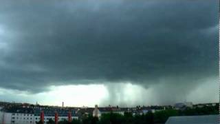 Gewitter über München im Zeitraffer [upl. by Adnilym82]