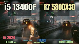 Ryzen 5800x3d vs i5 13400 in 2024 [upl. by Hyland]