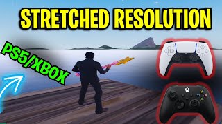 How to get STRETCHED resolution in Fortnite PS4PS5XBOX [upl. by Bilac160]