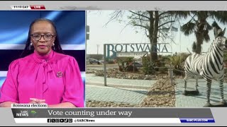 Botswana Votes  Vote counting under way in Botswana [upl. by Ahders]