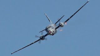 Dassault ATL2 Atlantique 2 French NAVY flying display RIAT 2018 RAF Fairford AirShow [upl. by Lenad]