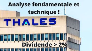 Laction Thales en bourse  Analyse fondamentale et technique [upl. by Anerahs]