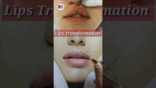 lips Transformation shorts [upl. by Ayokahs]