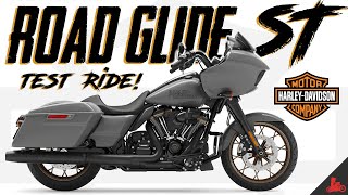 Harley Davidson Road Glide ST Test Ride [upl. by Acnalb111]