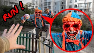 BLIPPI EXE in real life PARKOUR  If you see BLIPPI EVIL  run [upl. by Yesiad]