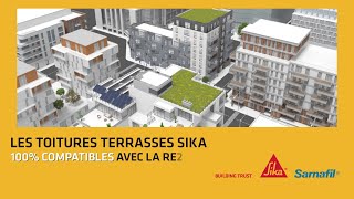 Les Toitures Terrasses durables Sika [upl. by Ahsitaf]