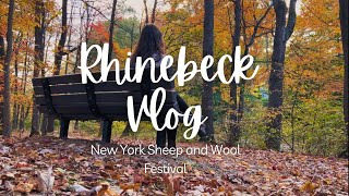 Rhinebeck Vlog Haul and casting on the Folklore Cardigan [upl. by Naldo]