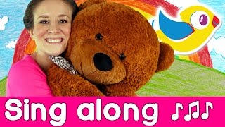 Sing Along  Teddy Bear Song  with lyrics  Starring Marty Moose [upl. by Bain]