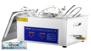 VEVOR Professional Ultrasonic Cleaner 10L Ultrasonic Jewelry Cleaner with Digital Timer Review [upl. by Clarisa]