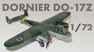 Monograms 172 Dornier DO17Z Full Build [upl. by Aronow]