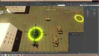 CryEngine 354  RTS select system  basic AI control flowgraph WIP [upl. by Hcahsem]